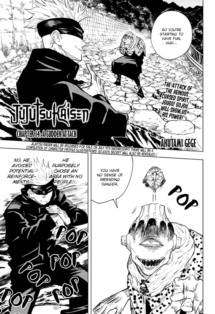 ✔   Jujutsu Kaisen, Chapter 14
