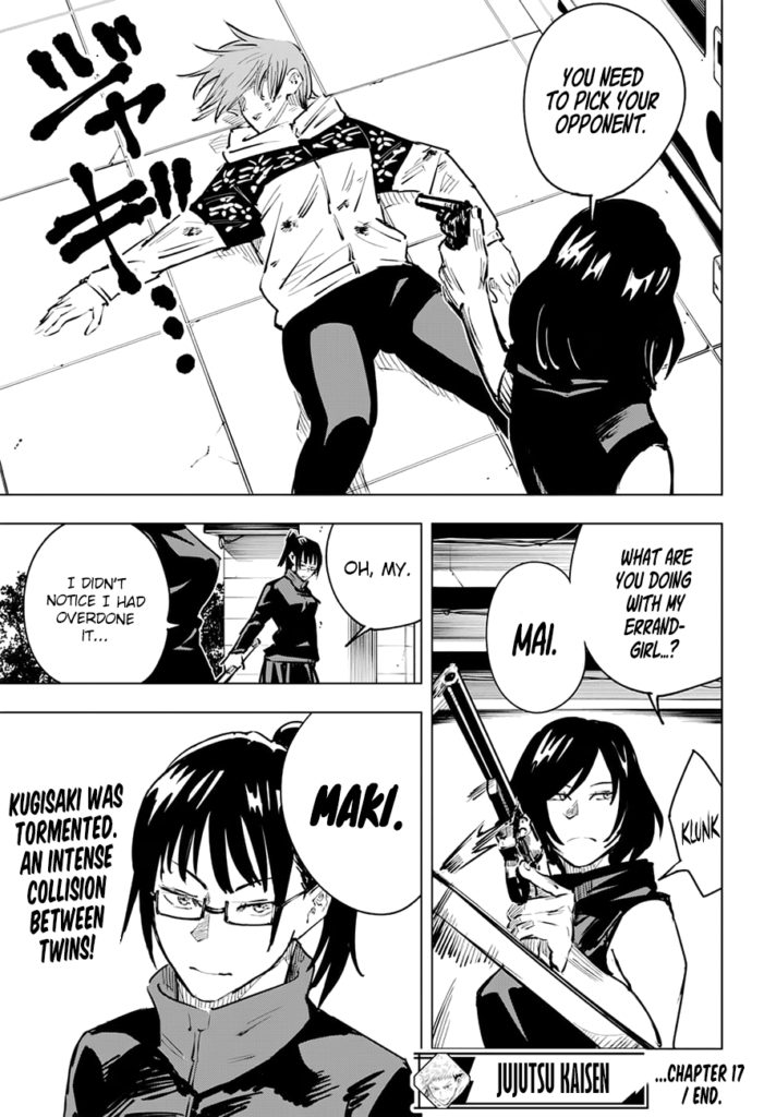 ✔   Jujutsu Kaisen, Chapter 17
