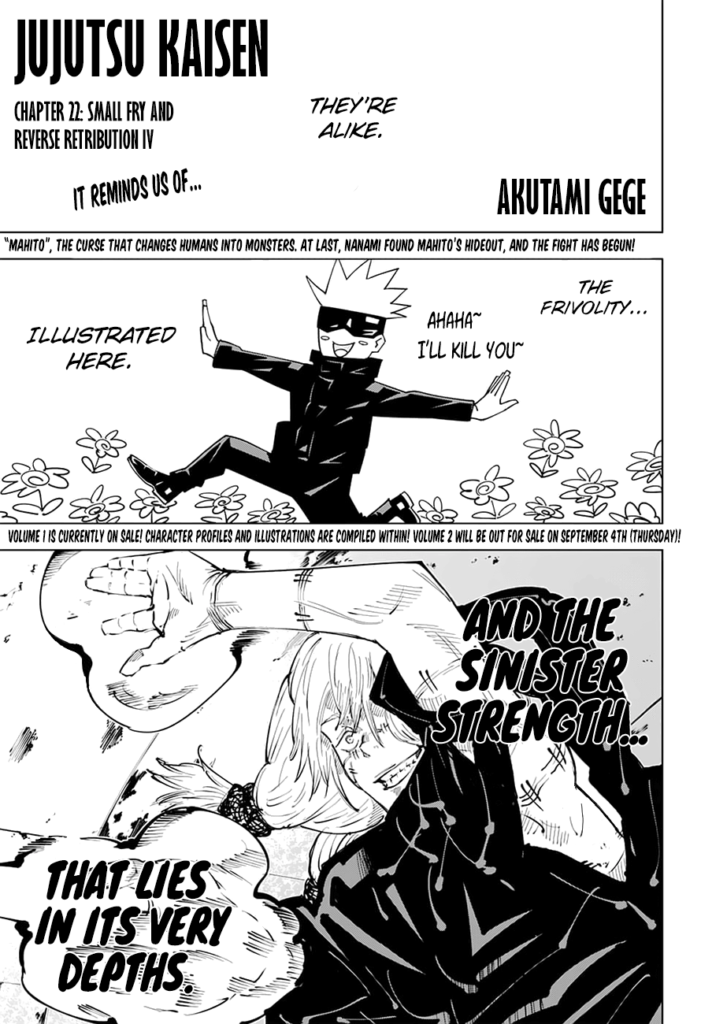 ✔   Jujutsu Kaisen, Chapter 22

