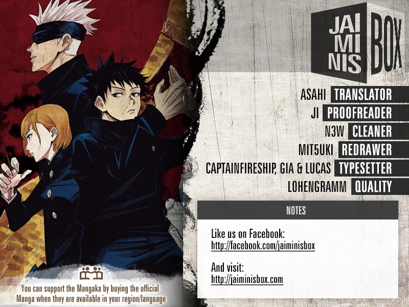 ✔   Jujutsu Kaisen, Chapter 22
