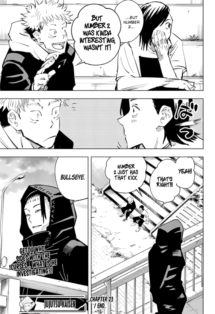 ✔   Jujutsu Kaisen, Chapter 23