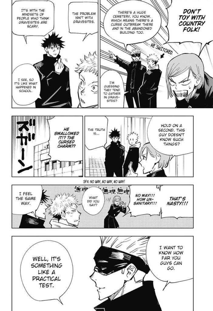 ✔   Jujutsu Kaisen, Chapter 4
