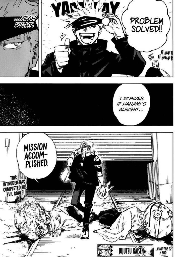 ✔   Jujutsu Kaisen, Chapter 52
