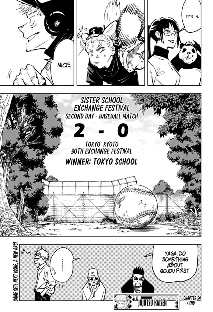 ✔   Jujutsu Kaisen, Chapter 54
