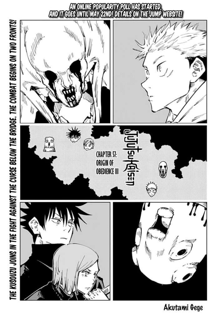 ✔   Jujutsu Kaisen, Chapter 57
