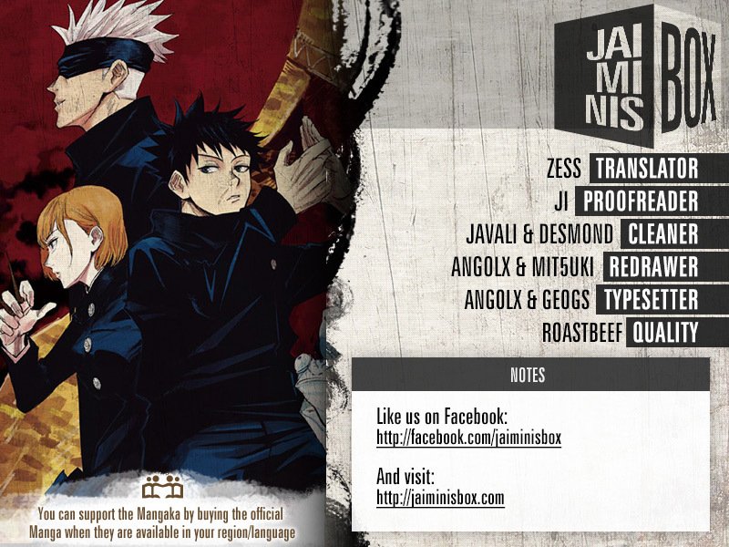 ✔   Jujutsu Kaisen, Chapter 61