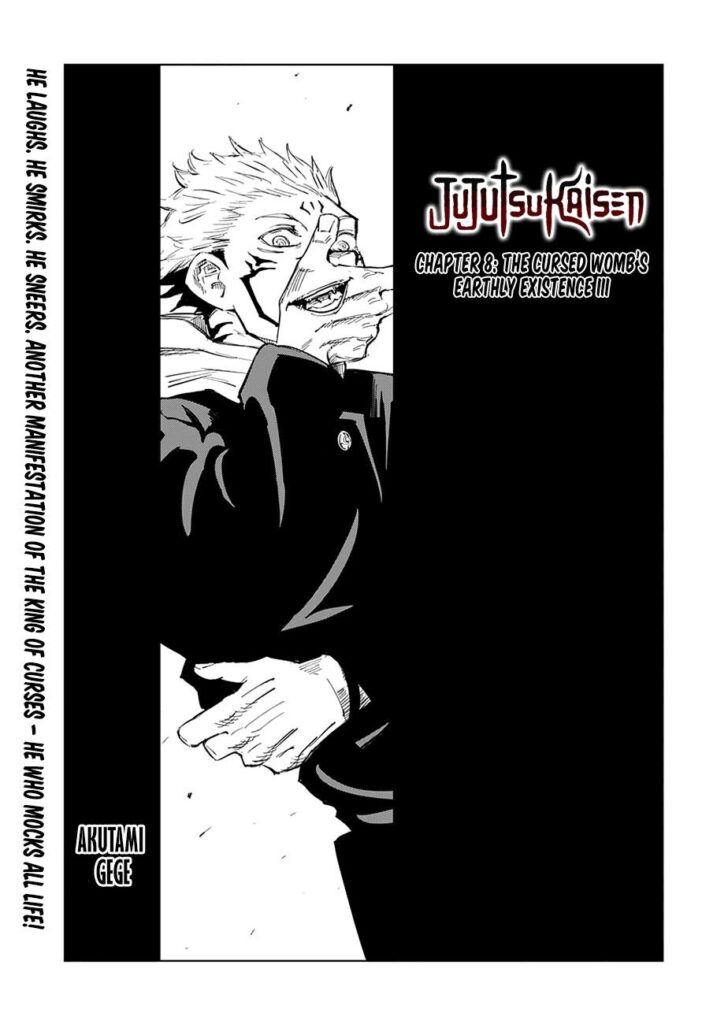 ✔   Jujutsu Kaisen, Chapter 8
