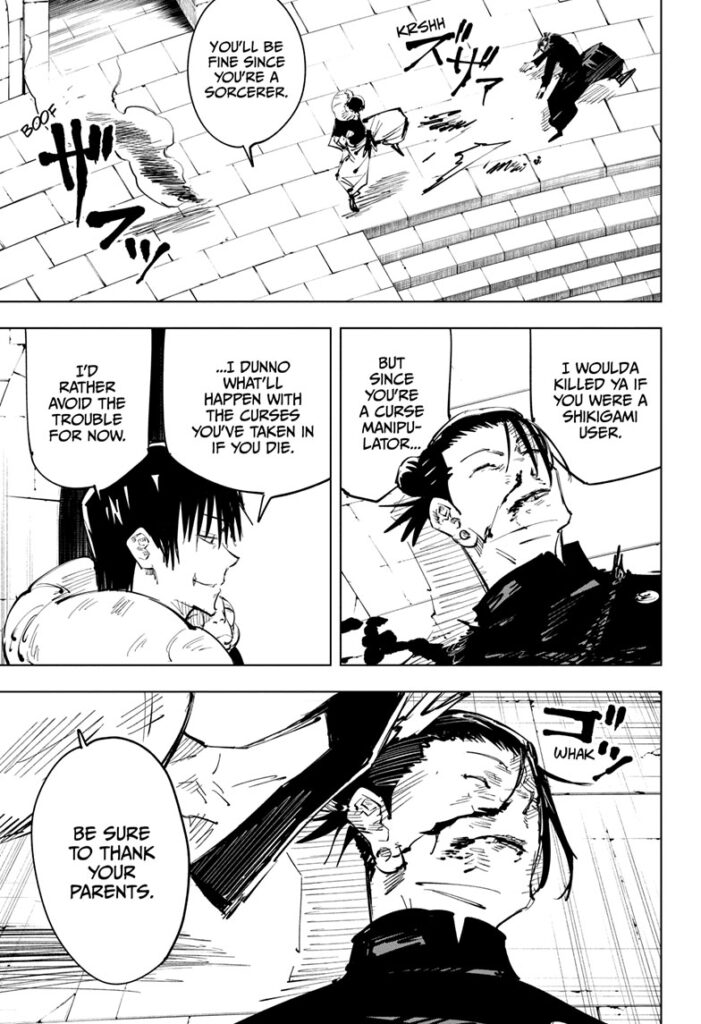 Jujutsu Kaisen, Chapter 73