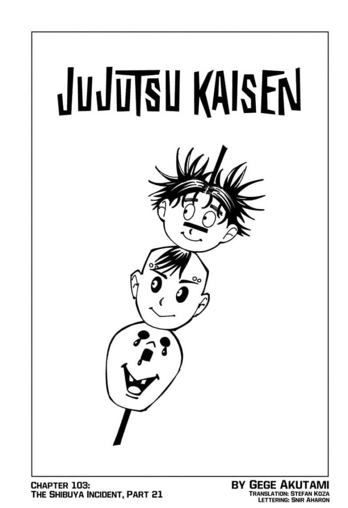 Jujutsu Kaisen, Chapter 103
