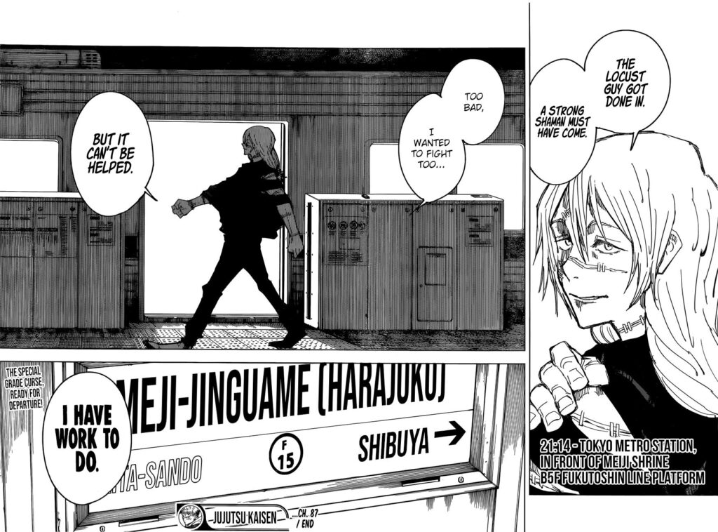 Jujutsu Kaisen, Chapter 87

