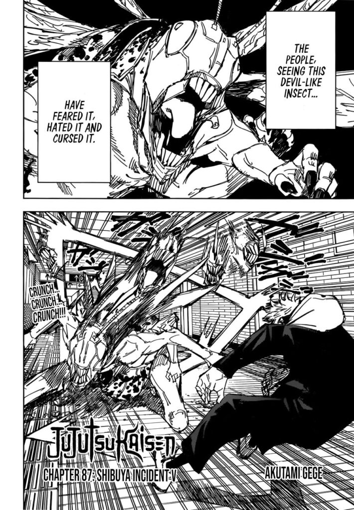 Jujutsu Kaisen, Chapter 87
