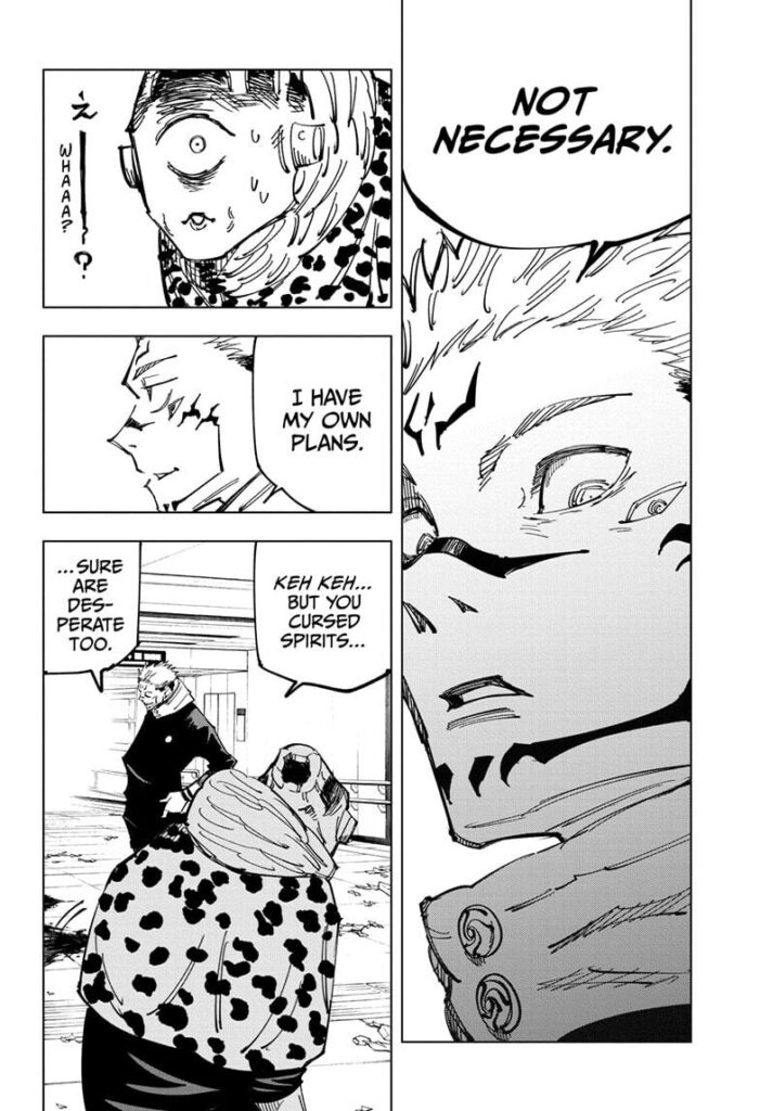 Jujutsu Kaisen, Chapter 112