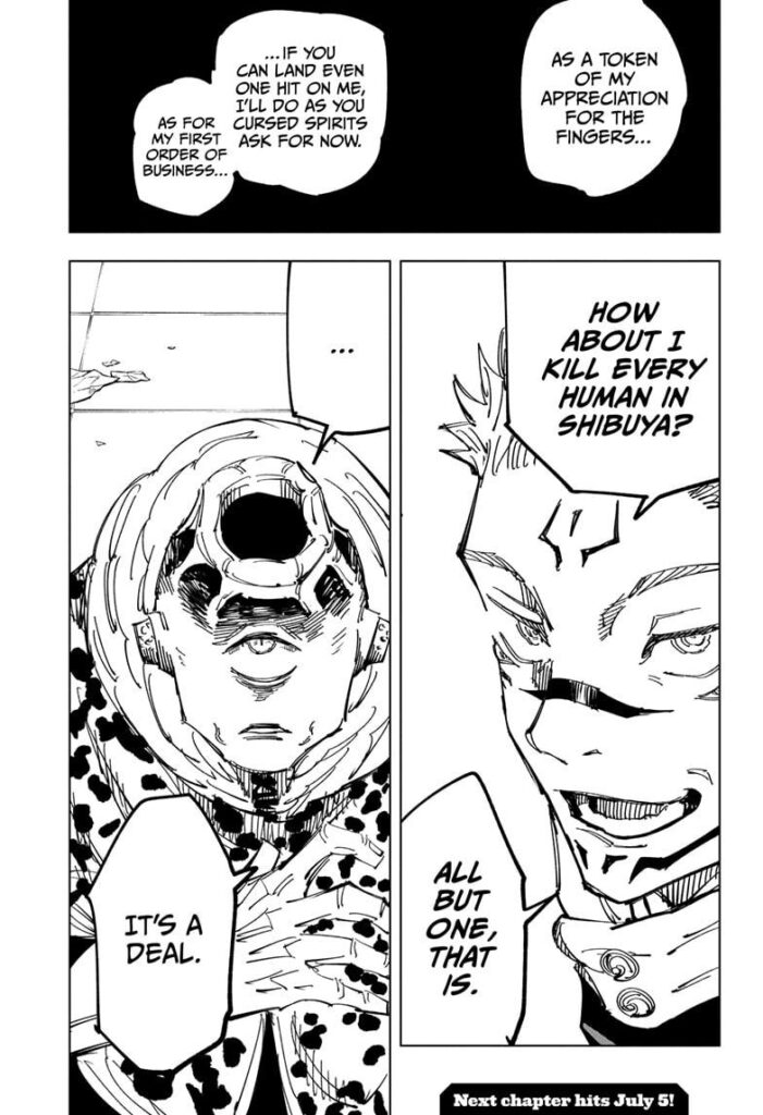 Jujutsu Kaisen, Chapter 112