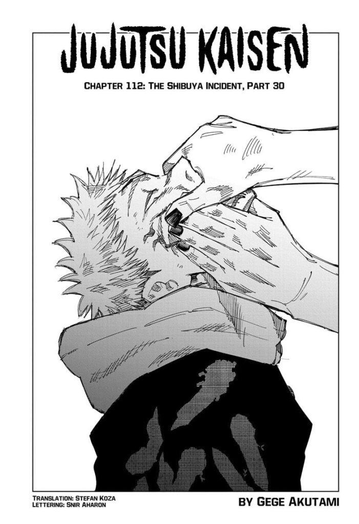 Jujutsu Kaisen, Chapter 112
