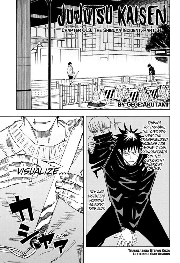 Jujutsu Kaisen, Chapter 113

