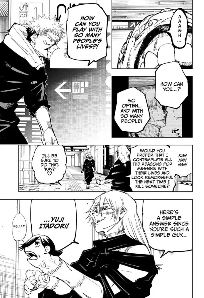Jujutsu Kaisen, Chapter 121
