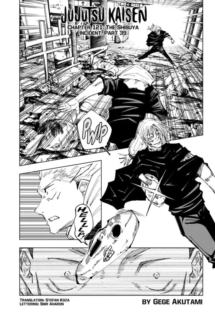 Jujutsu Kaisen, Chapter 121
