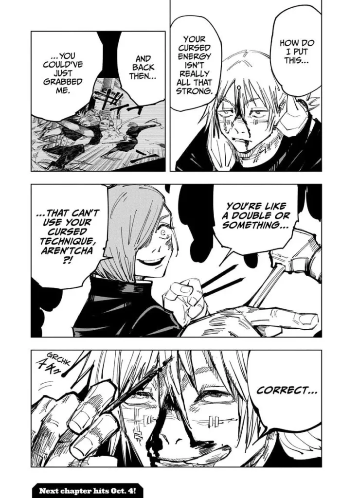 Jujutsu Kaisen, Chapter 123