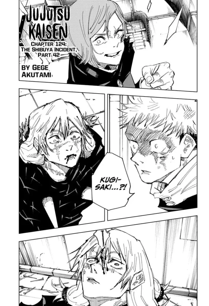 Jujutsu Kaisen, Chapter 124
