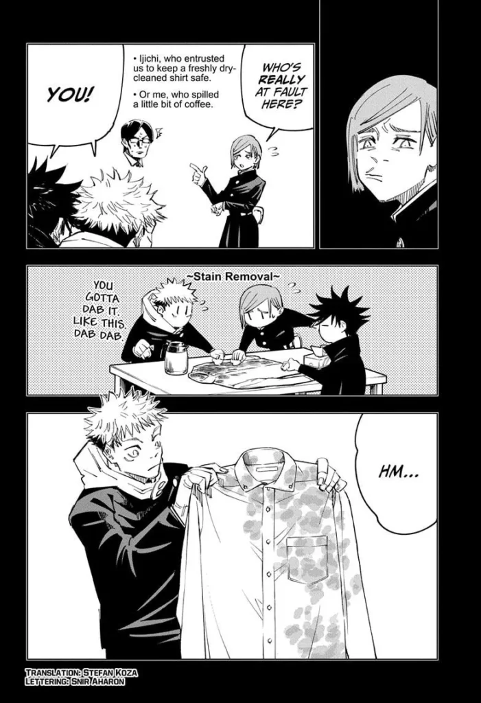 Jujutsu Kaisen, Chapter 126

