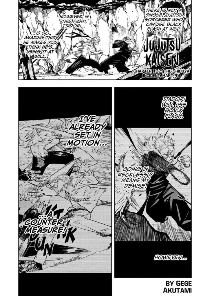 Jujutsu Kaisen, Chapter 132
