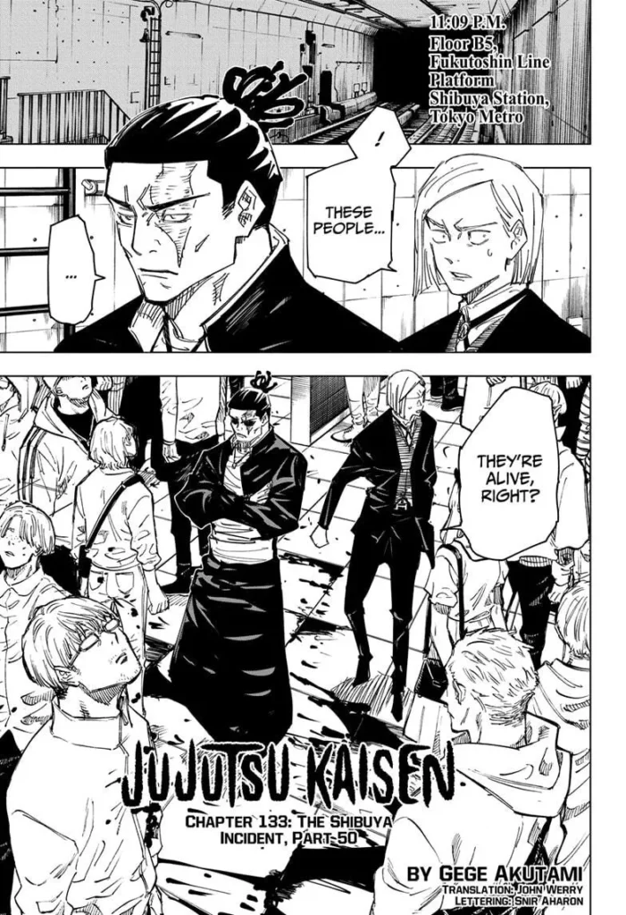 Jujutsu Kaisen Chapter 133