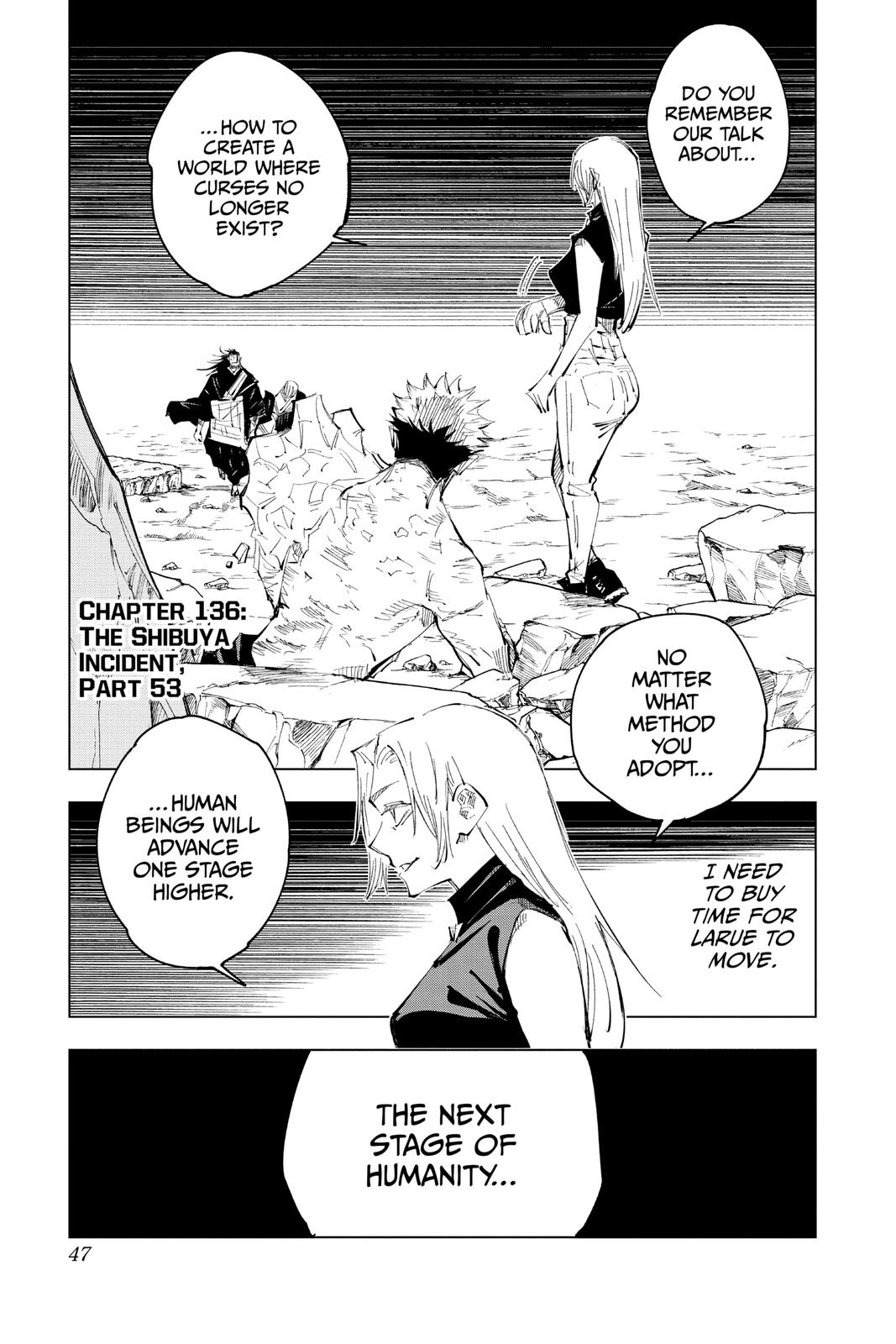 Jujutsu Kaisen Chapter 136