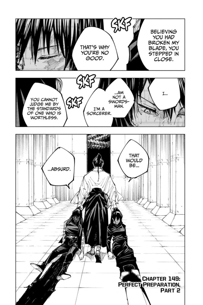 Jujutsu Kaisen Chapter 149