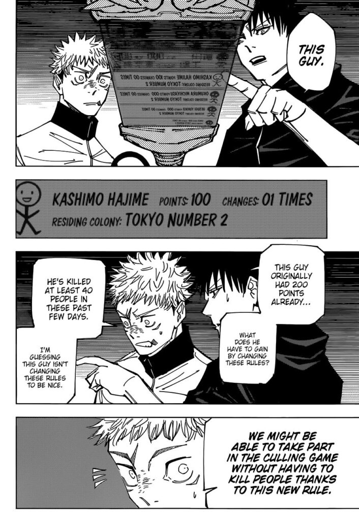 Jujutsu Kaisen Manga Chapter 158
