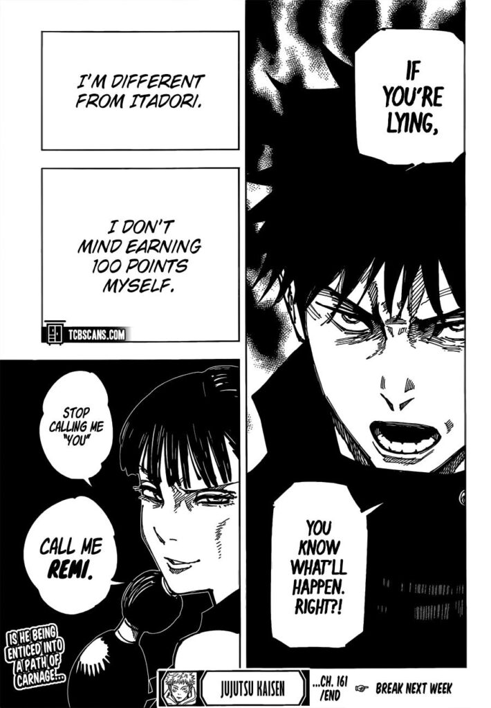 Jujutsu Kaisen Manga Chapter 161