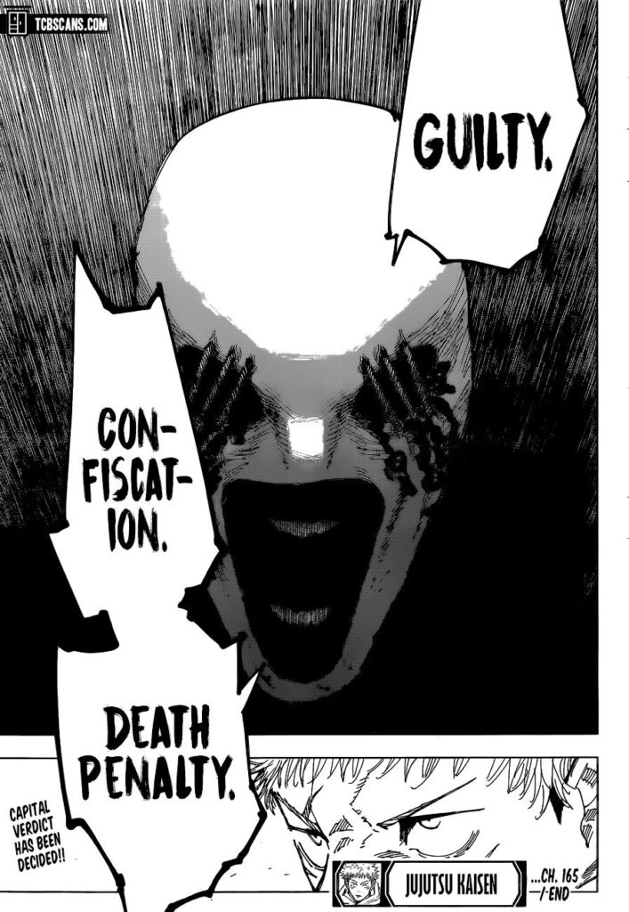 Jujutsu Kaisen Manga Chapter 165
