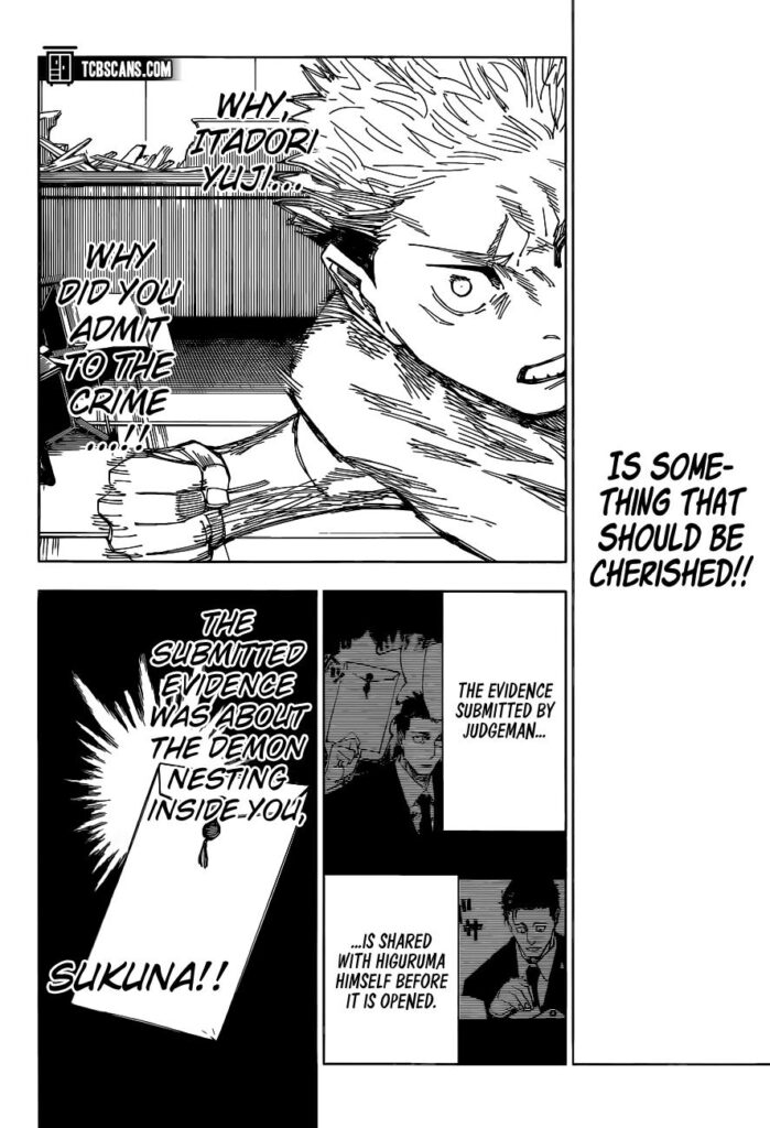 Jujutsu Kaisen Manga Chapter 166
