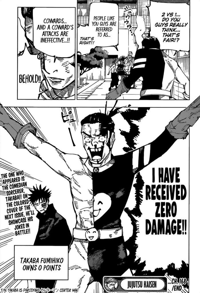 Jujutsu Kaisen Manga Chapter 168