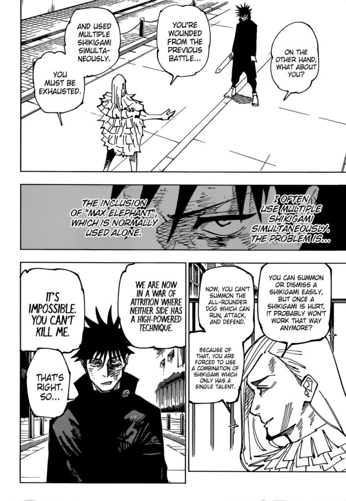 Jujutsu Kaisen Manga Chapter 170