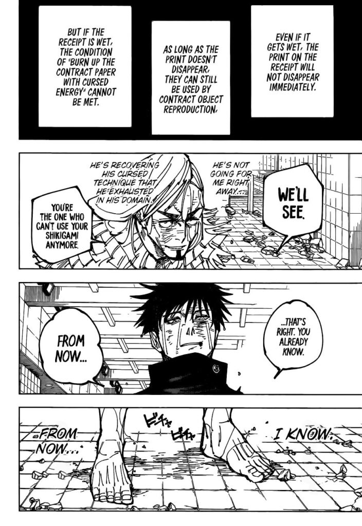 Jujutsu Kaisen Manga Chapter 172