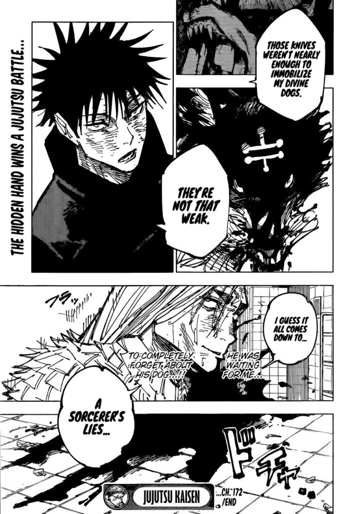 Jujutsu Kaisen Manga Chapter 172