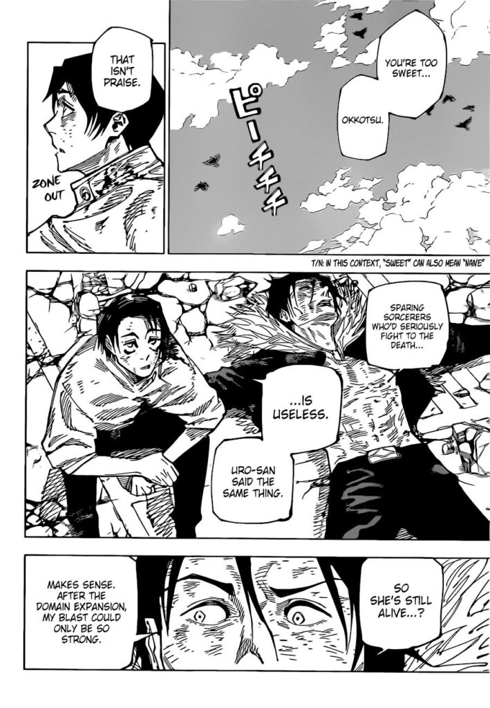 Jujutsu Kaisen Manga Chapter 181