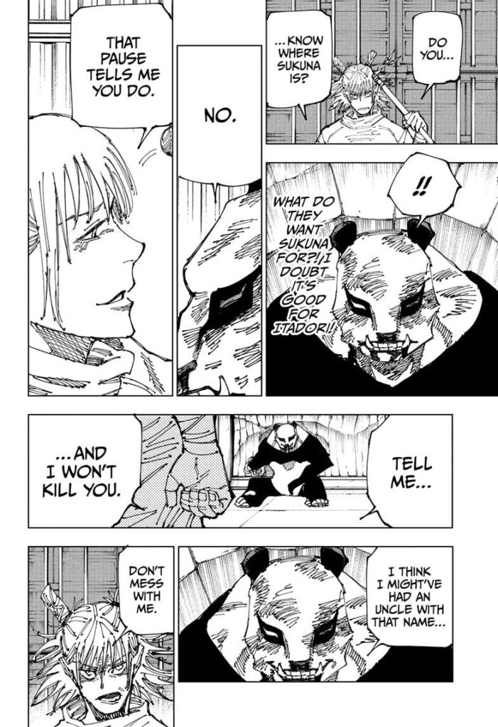Jujutsu Kaisen Manga Chapter 184