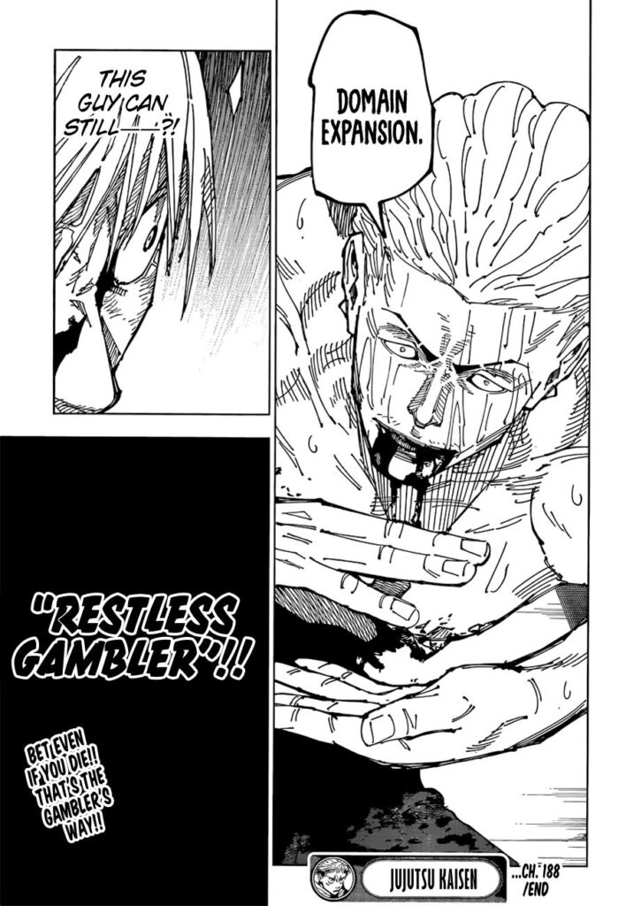 Jujutsu Kaisen Manga Chapter 188