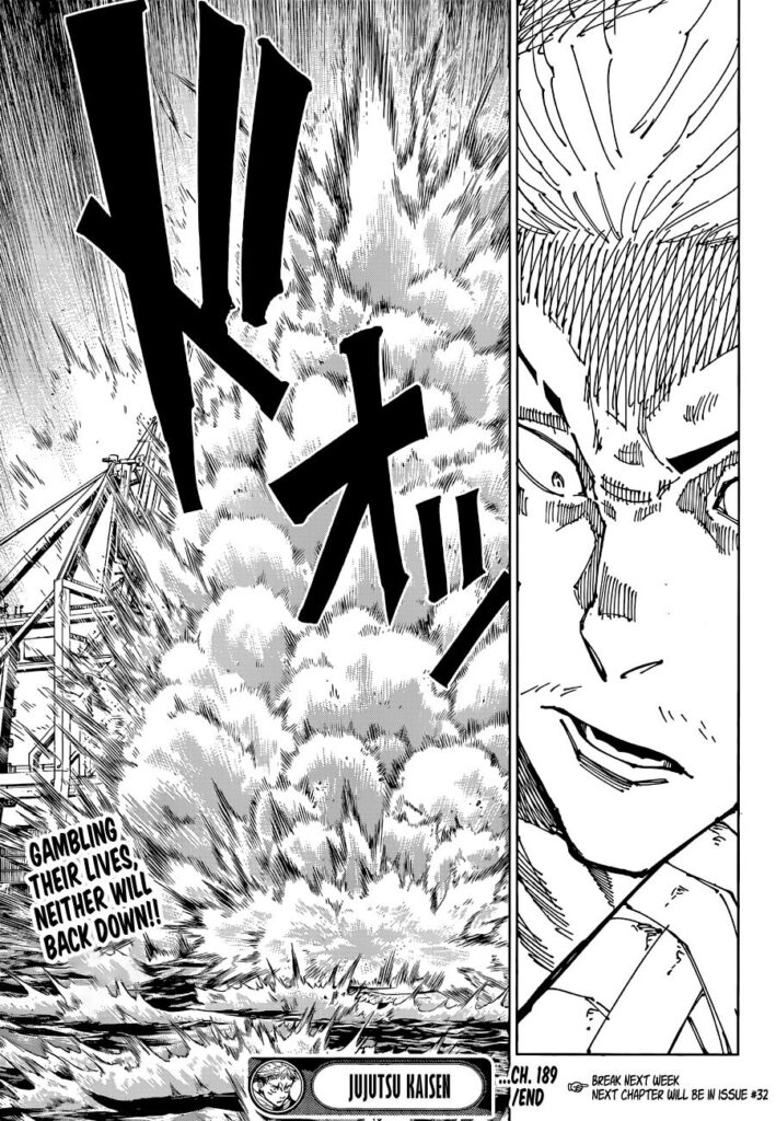 Jujutsu Kaisen Manga Chapter 189