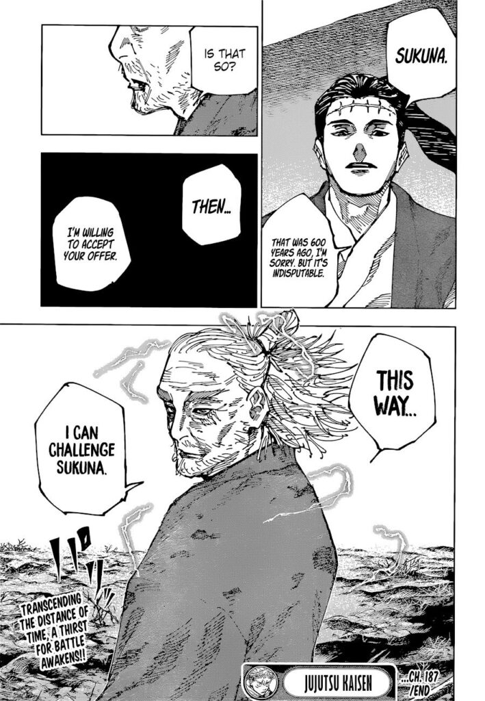 Jujutsu Kaisen manga Chapter 187
