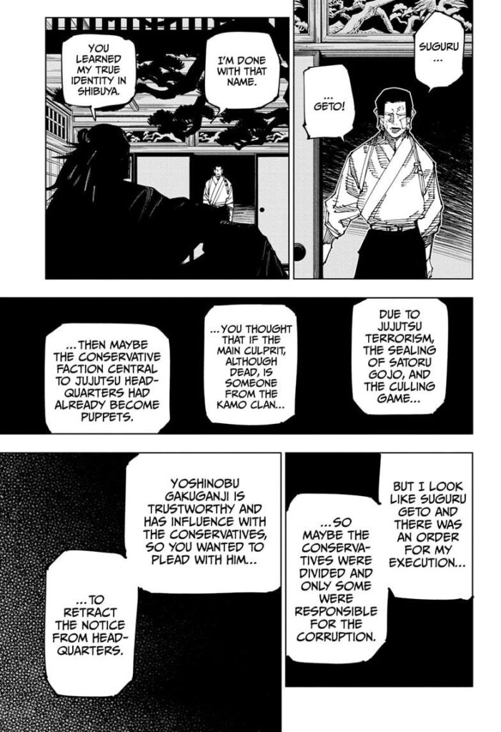Jujutsu Kaisen Manga Chapter 191