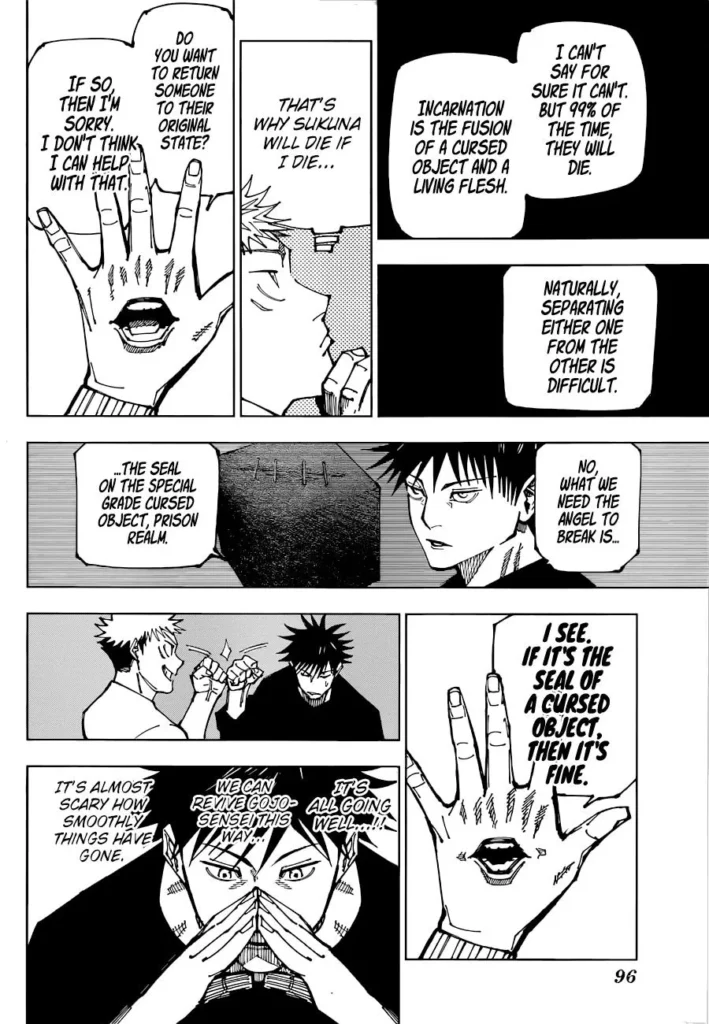 Jujutsu Kaisen manga Chapter 199