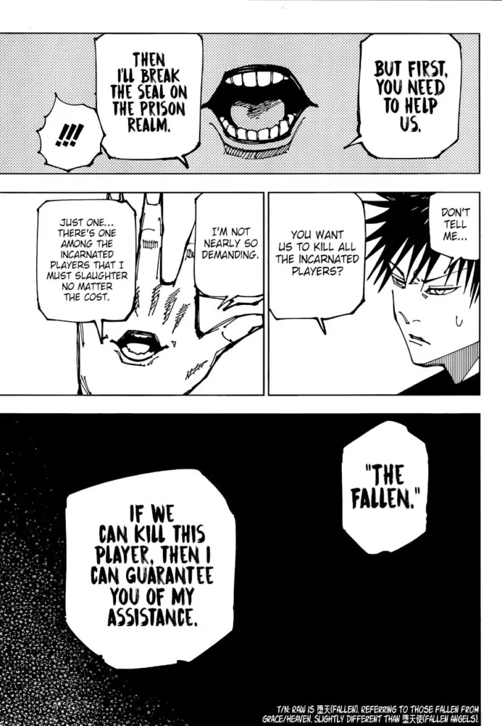 Jujutsu Kaisen manga Chapter 199