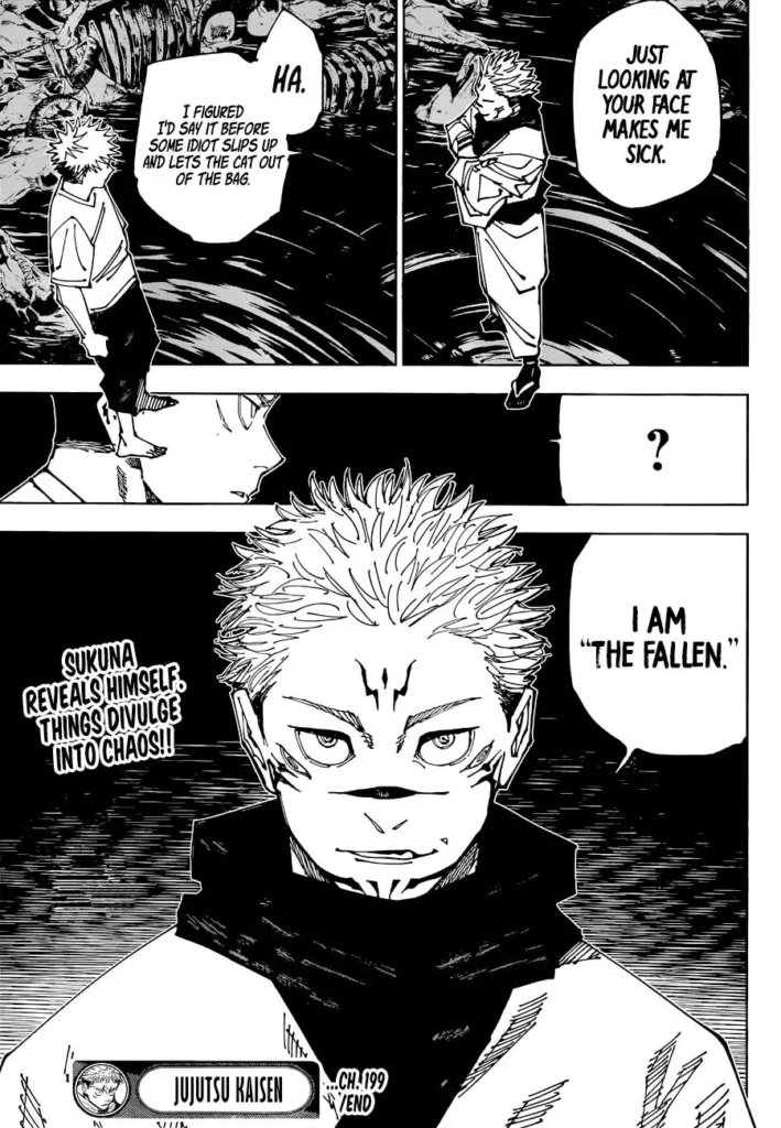 Jujutsu Kaisen manga Chapter 199