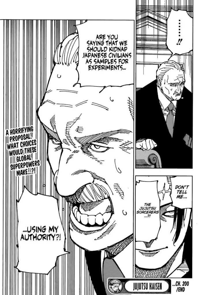 Jujutsu Kaisen manga Chapter 200
