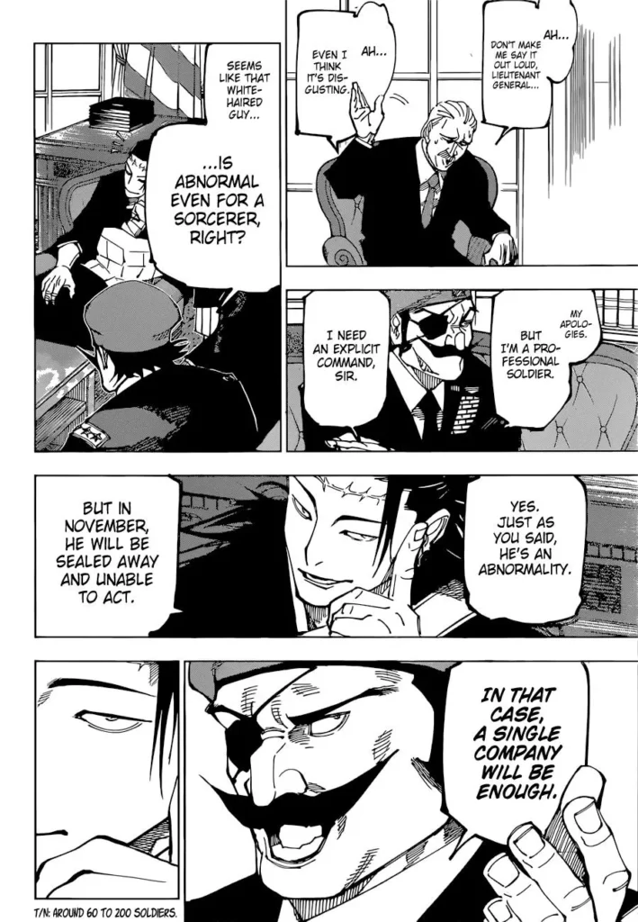 Jujutsu Kaisen manga Chapter 201