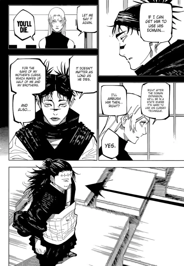 Jujutsu Kaisen manga Chapter 203