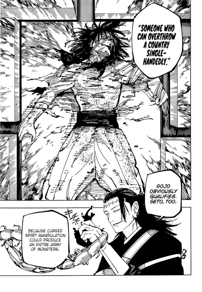 Jujutsu Kaisen manga Chapter 203