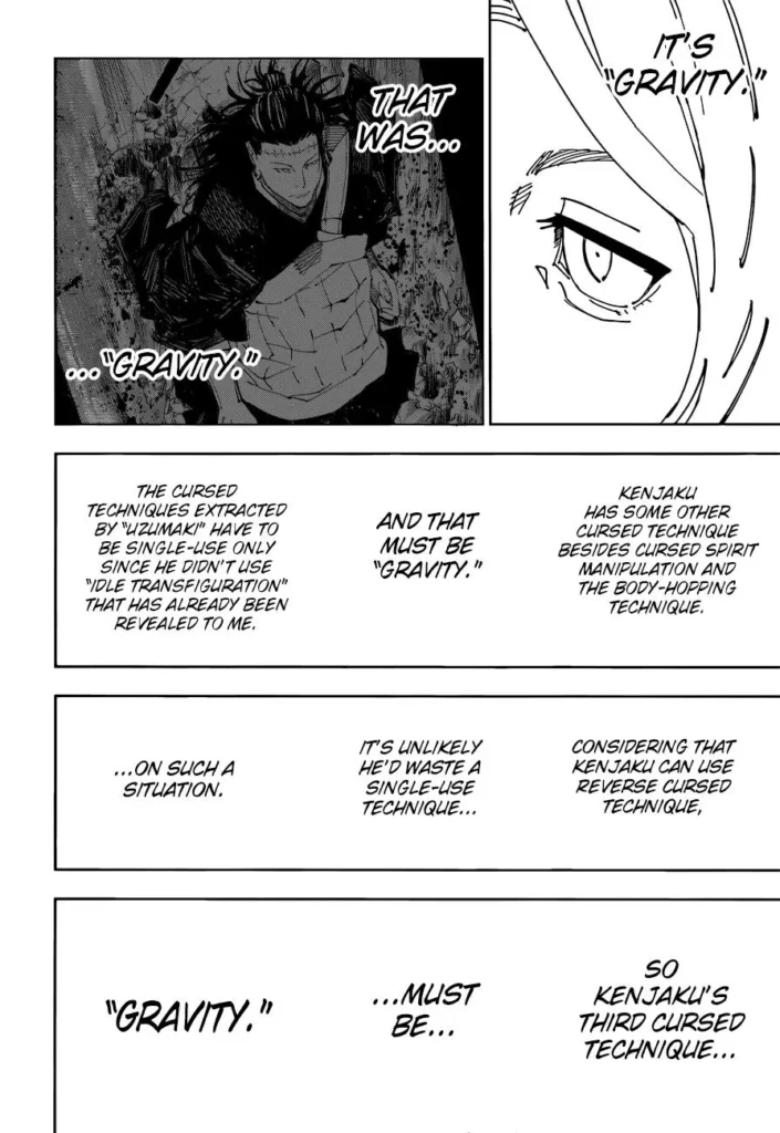 Jujutsu Kaisen manga Chapter 205